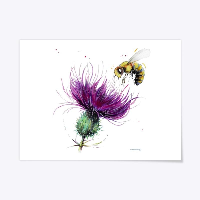 bee and thistle